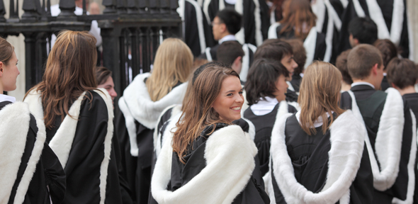 General Admission 2012, Credit: Cambridge University. Photo by Sir Cam.