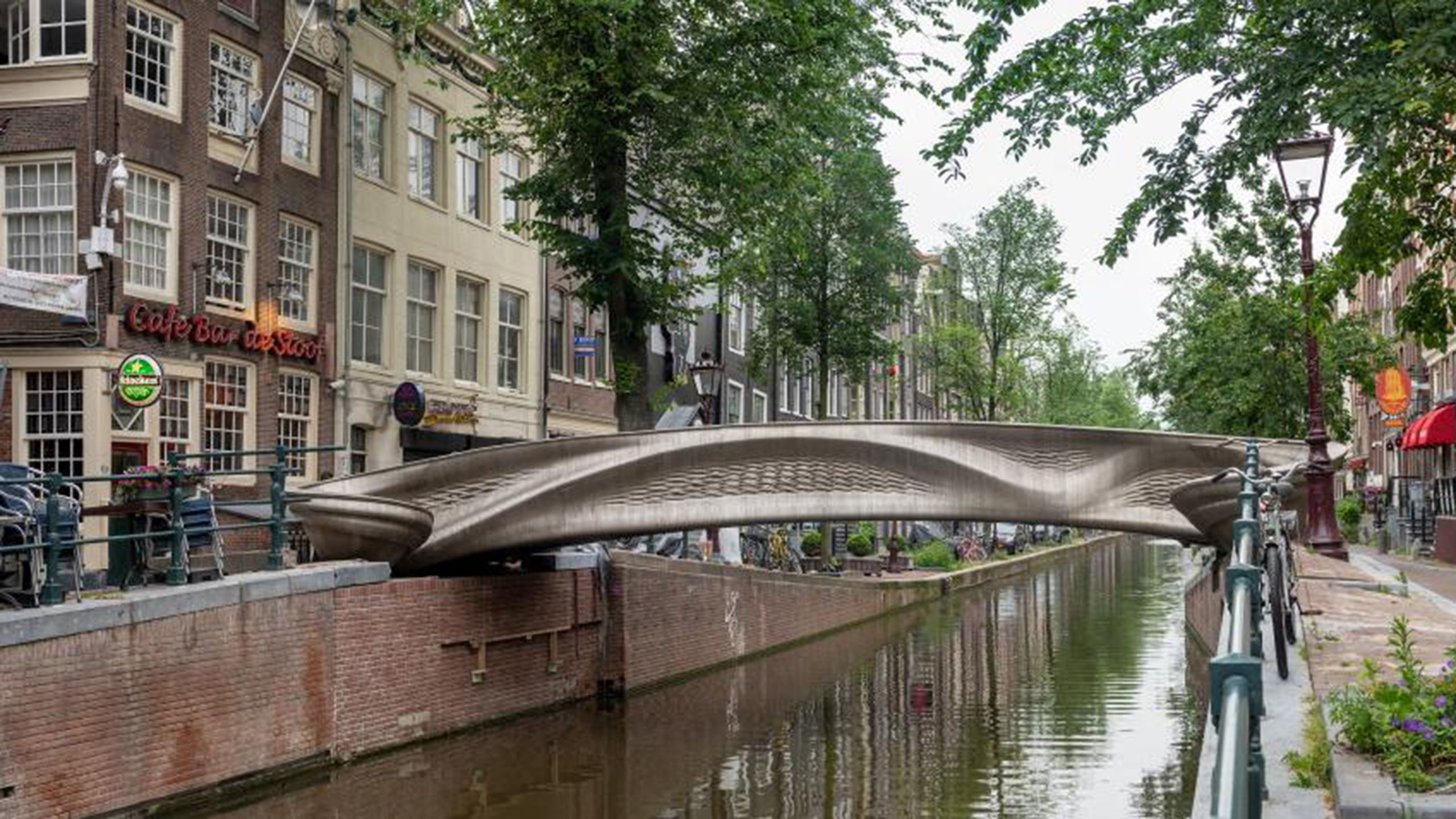 3D bridge in Amsterdam