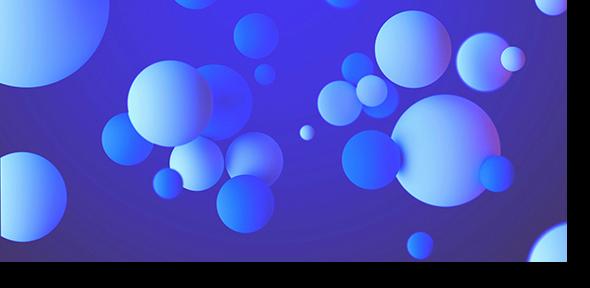Blue bubbles