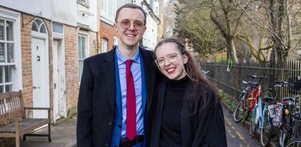 Kyle Hutchinson and Jess Burton.