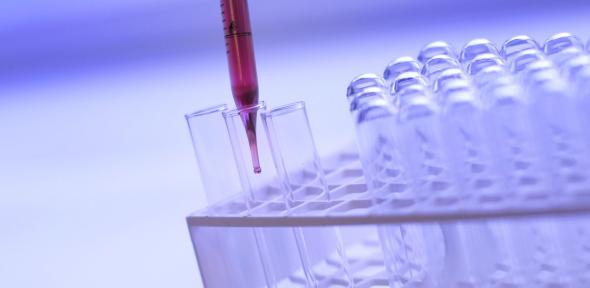 Test tubes in a lab