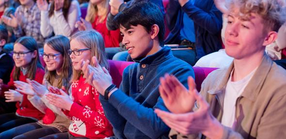 Audience at Royal Institution Christmas Lecture