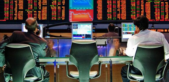 Stock exchange workers. Typically the valuation of companiespresumes that capital structure does not influence value, but the new study identifies several consistent features among the financing activity of real estate firms