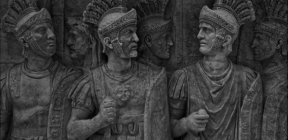 Praetorian guards - Louvre Lens, France.