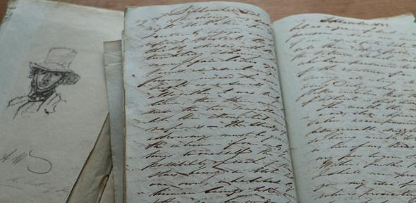 Charles Augustus Whitehouse's diary and souvenirs