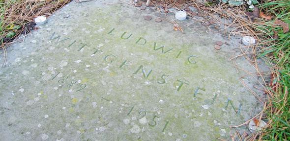 Wittgenstein's grave at the Ascension Parish Burial Ground, Cambridge.