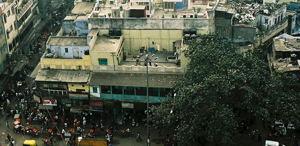 New Delhi from Jama Masjid's tower 