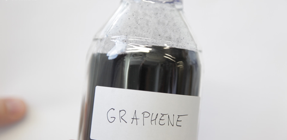 Some of the products and prototypes on display at Cambridge Graphene Technology Day.