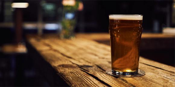 Glass of IPA