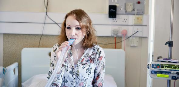 Patient with cystic fibrosis