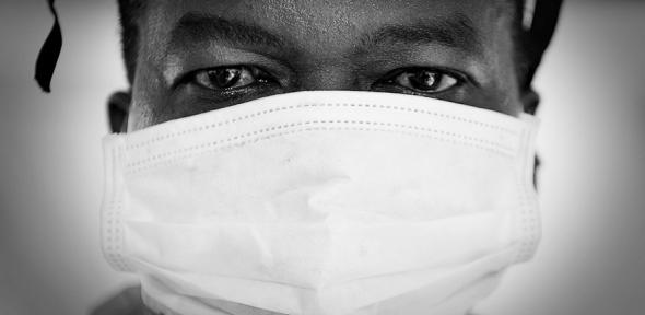 Doctor wearing face mask