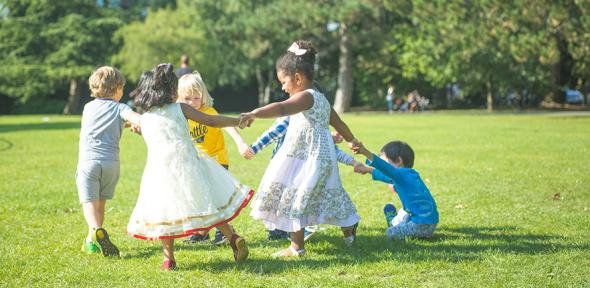 Children playing