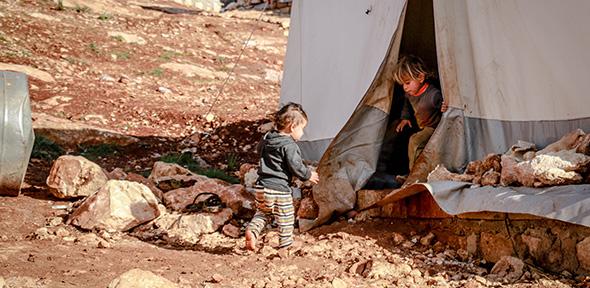 Children in Idlib Governorate, Syria: one of the countries most seriously affected by the underfunding of pre-primary education