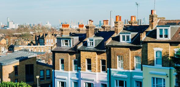 London townhouses in Greenwich