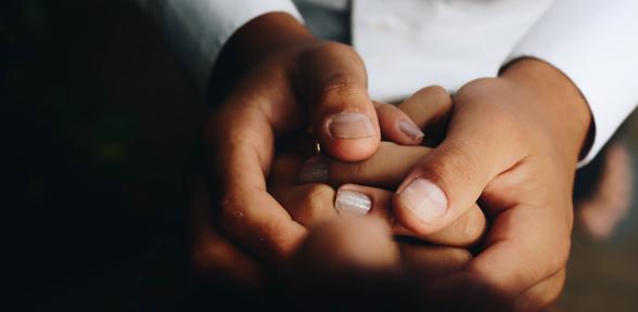 Hand holding