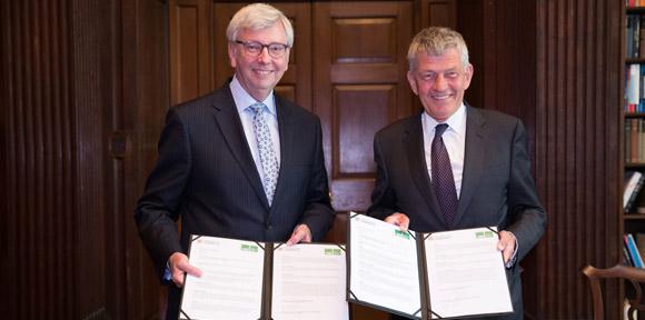 At the signing of the Memorandum of Understanding