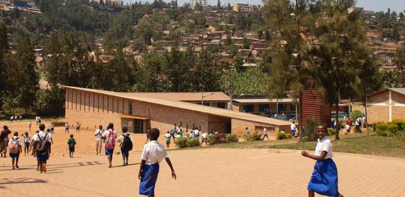 Schoolchildren in Rwanda