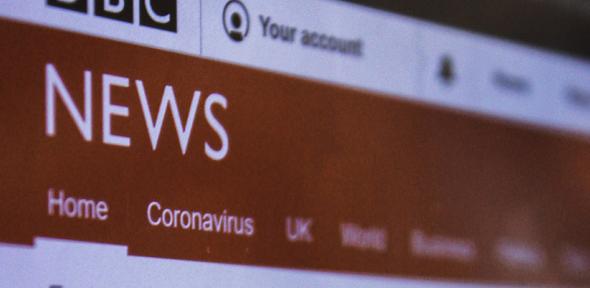 Screenshot of the BBC News website via Unsplash