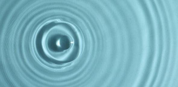 Ripples in water