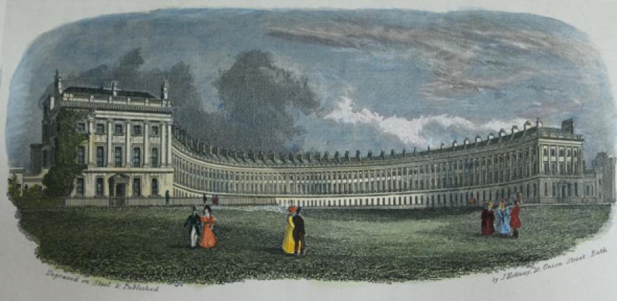 The Royal Crescent in Bath