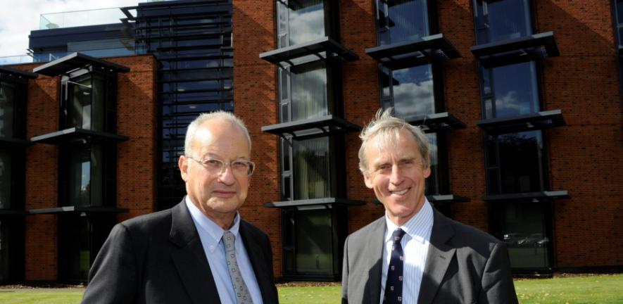 Lord Sainsbury with Stuart Laing