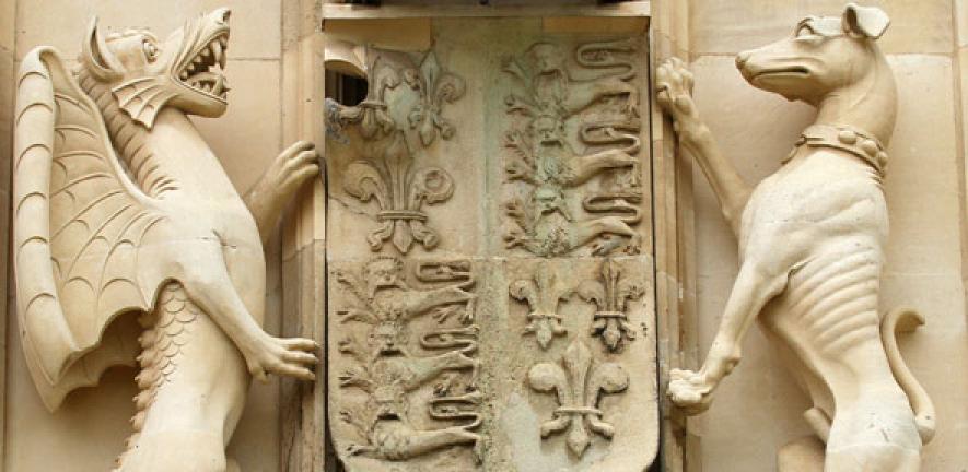 Escutcheon on King's College Chapel