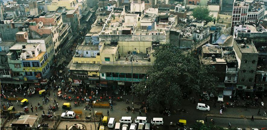 New Delhi from Jama Masjid's tower 