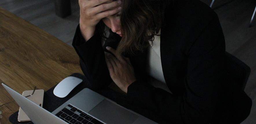 Overworked woman  