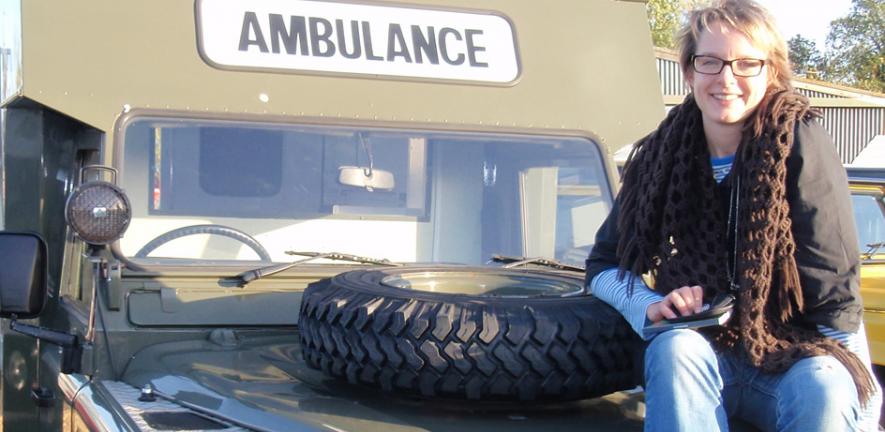 Land Rover ambulance