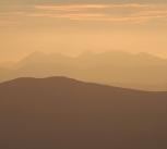Photo of sunset in the Cairngorms