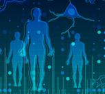 Graphic showing humans and cells