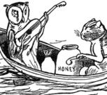 Owl and the Pussy-Cat illustration by Edward Lear