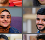Students who took part in the Get In social media campaign of 2020