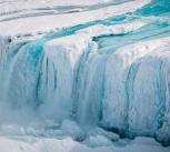 Antarctic waterfall
