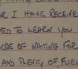 One of several letters Crook sent from his prison camp, Stalag Luft VIII-B