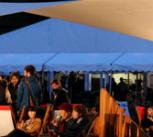 Evening at the Hay Festival