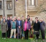 Team members from Centre for Climate Repair at Cambridge, RAF and TUDCI  Photos show: Front row from left to right: Dr Isabelle Steinke (TUDCI), Dr Shaun Fitzgerald (CCRC), Sir David King (CCRC), Professo