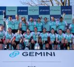 The victorious Cambridge Men and Women’s Blue Boat crews
