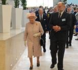 Sir Hugh Pelham with HM The Queen