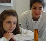 Robinson College's Women in Science Festival students at the Department of Materials Science & Metallurgy