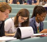Students in a lecture
