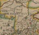John Speed's proof map of Cambridgeshire