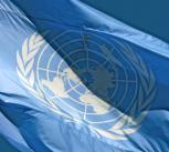 Flag of the United Nations.