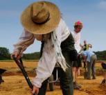 Digging at Ham Hill.