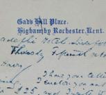 Dickens letter