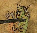 Illustration from the Saga of St Olaf, Flateyjarbók, Reykjavik, Iceland