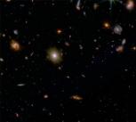 False-colour JWST image of a small fraction of the GOODS South field, with JADES-GS-z7-01-QU highlighted