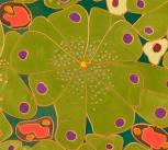 Close-up of artwork representing Acinar tissue - "The flowers of diabetes"