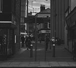Abingdon street in central Blackpool, the English town with the highest rate of hospital admissions for self-harm.