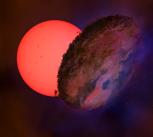 Artist's impression of the binary star VVV-WIT-08